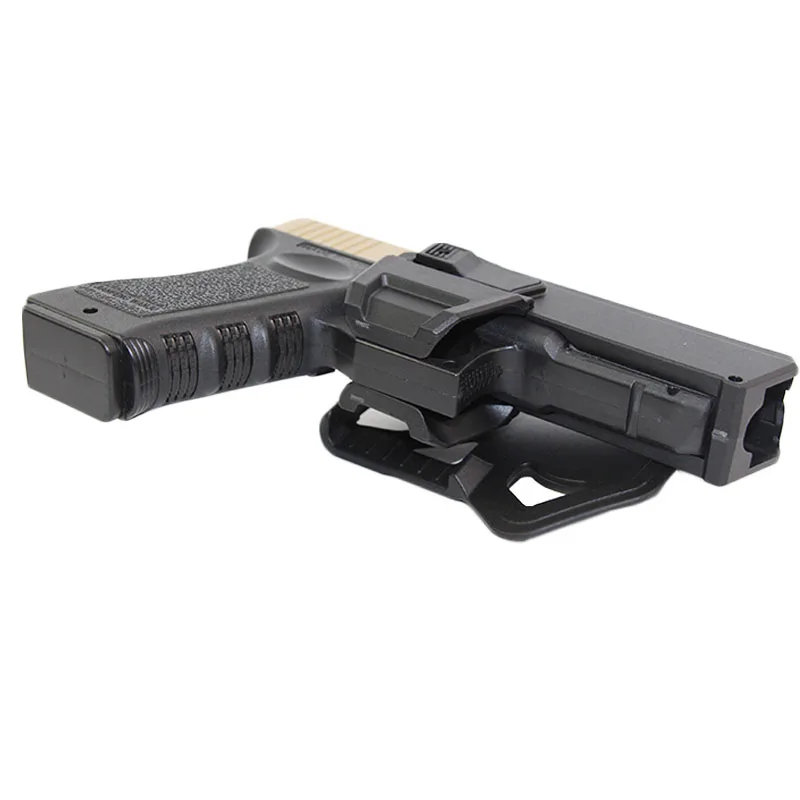 Быстрая подвижная кобура для пистолета Glock 17, оснащена микро точкой зрения или фонариком, поясной ремень (art.: 3a36923ff48) - 3a36923ff48
