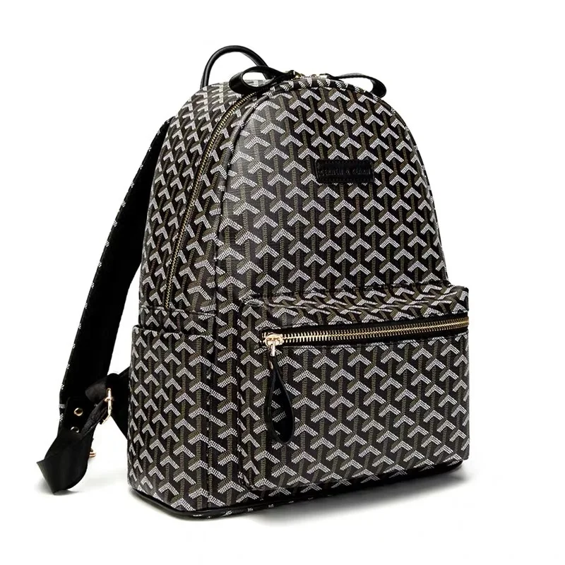 

Fashion Unisex PU Leather Male Travel Daypack Laptop Backpack Book School Bags Female School Casual Designer Women Bag Rugzak