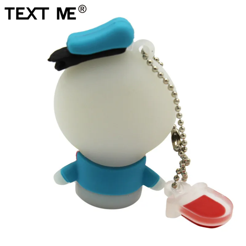 Флеш-накопитель с мультипликационным принтом «TEXT ME», usb 2,0, стиль животных, утка, 4 ГБ, 8 ГБ, 16 ГБ, 32 ГБ, 64 ГБ, флеш-накопитель, USB флеш-накопитель, креативная флешка