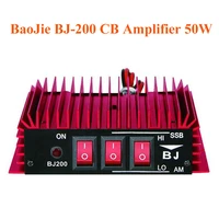 baojie bj 200 50w cb radio power amplifier hf amplifier 3 30 mhz amfmssbcw walkie talkie cb amplifier