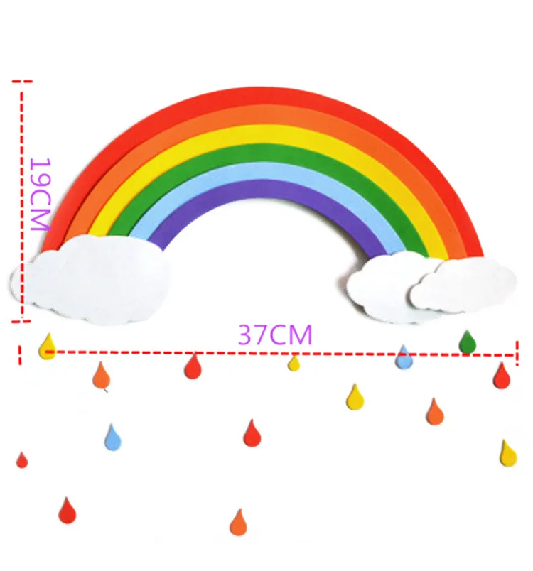 Творческая самодельная пена Радуга облако солнце для детей обучающая игрушка