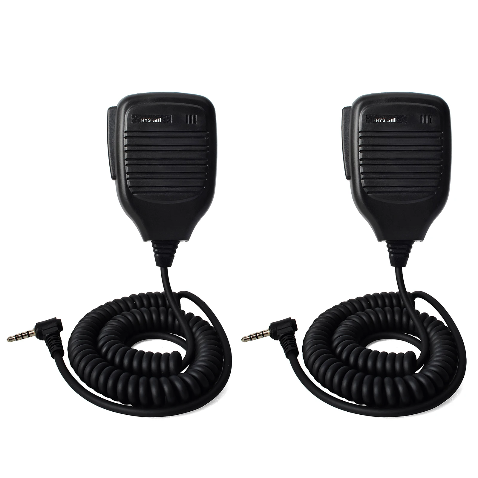 

2PCS HYS 1 Pin Handheld Shoulder Remote Speaker Microphone with PTT for Baofeng BF-UV3R BF-T1 Yeasu FT-60R VX-3R