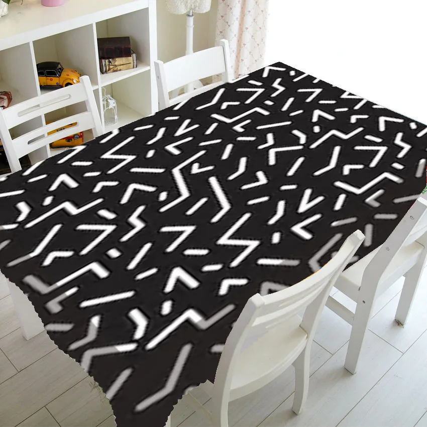 Простой Черный Белый абстрактный геометрический домашний декор в скандинавском