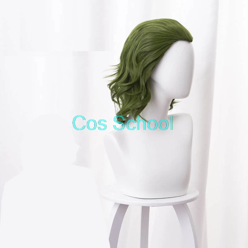 Cos School 2019 Ромео Джокер происхождения фильм косплей парики Артура Флек Хэллоуин