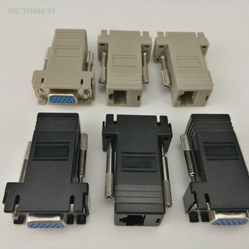 Заводская цена Лидер продаж новый удлинитель VGA мама для Lan Cat5 Cat5e RJ45 Ethernet адаптер