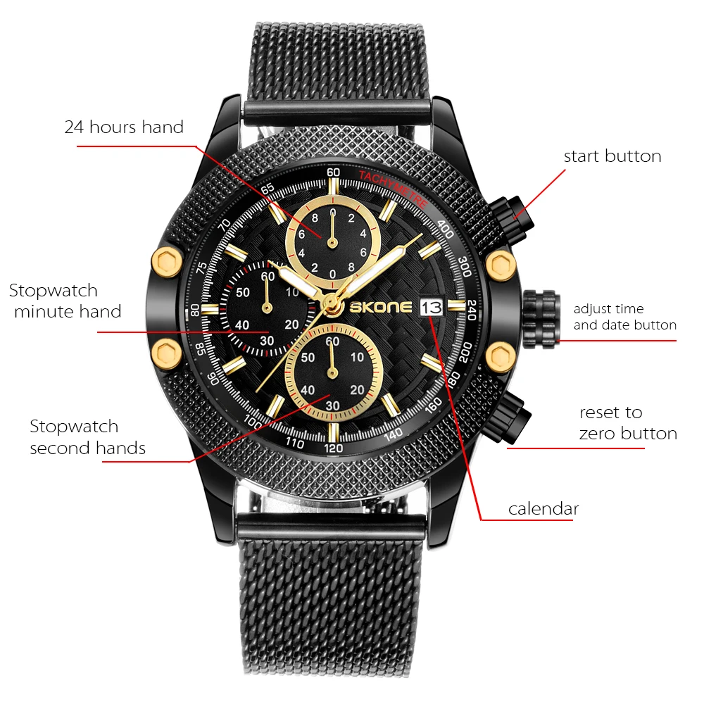 Мужские часы 202020многофункциональные водонепроницаемые спортивные мужские с