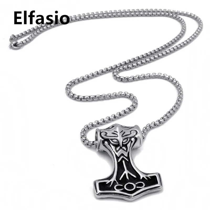 Серебряные украшения для мужчин мальчиков золото миф Молот Тора норвежский