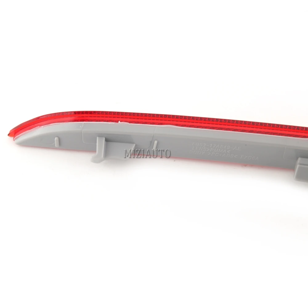

MIZIAUTO Red Bumper Reflector Light For Ford Explorer 2016 2017 2018 rear brake fog light taillight without bulb car assembly
