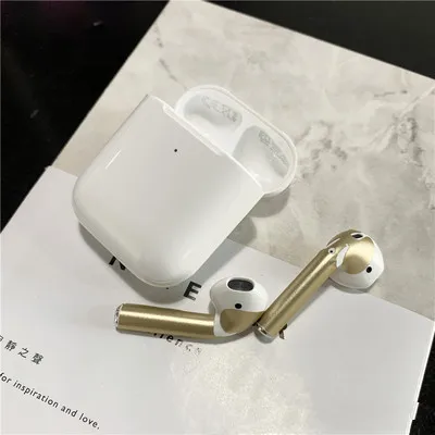 Кожаная наклейка для Apple Airpods, защитная гарнитура для Airpods, наклейка для наушников, защита от пыли, наклейки на наушники, ультратонкие тонкие аксессуары