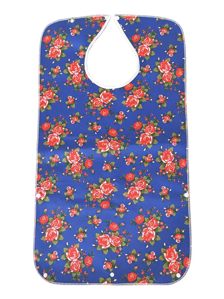 Водонепроницаемый взрослый нагрудник для еды Регулируемый напечатанный