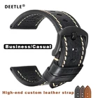 Ремешок из воловьей кожи для наручных часов, браслет из натуральной кожи чёрный коричневый для Samsung Galaxy Watch Gear S3, 20 мм 22 мм