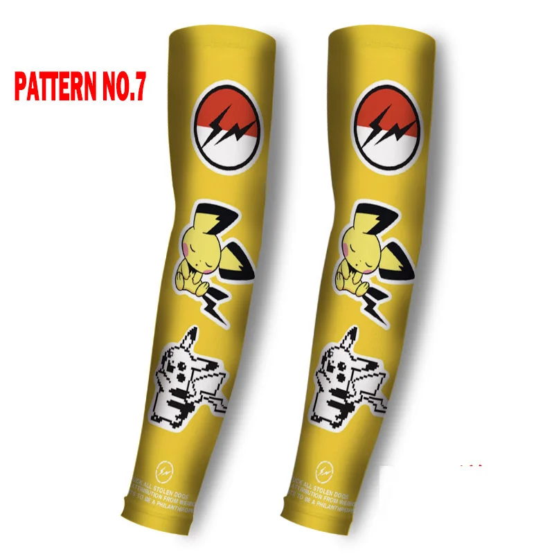 10 узоров ледяная ткань унисекс мультфильм &quotПокемон-Пикачу&quot Печать манга