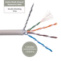 ethernet lan cable rj45 cat5e sftp rj 45 cat 5e internet cable for router patch cord 26awg double shielded installation wire