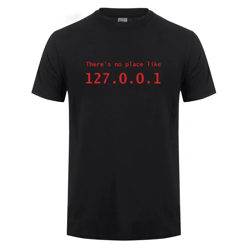 Ip-адрес футболка нет места как 127.0.0.1 компьютер комедийные забавный подарок на