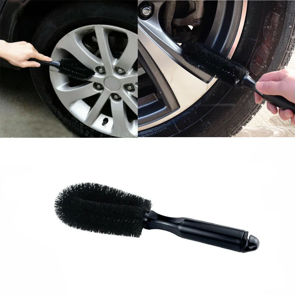 

Car Wheel Cleaning Brush Tool Tire Washing Clean Tyre Alloy Soft Bristle Cleaner