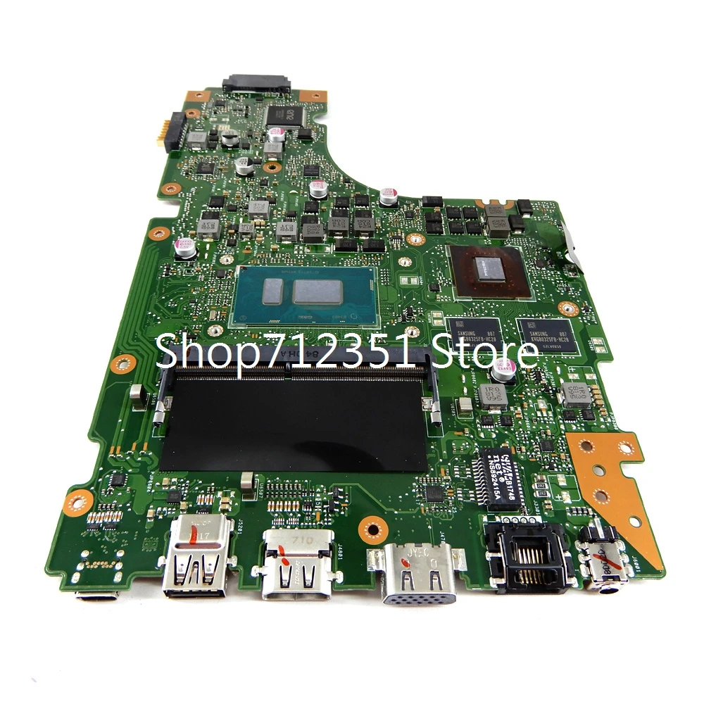 

X442UF motherboard i3-8130CPU 4GB RAM N16S-GMR-S-A2 Mainboard REV2.0 For ASUS X442UF X442U X442UQ Laptop motherboard 100% Tested