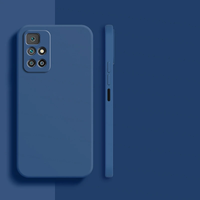 Funda a prueba de golpes para Xiaomi Redmi 10, carcasa protectora de silicona l&iacute;quida TPU, Poco F3, M3, M4 Pro, 5G, 9T, Note 10 Pro-3