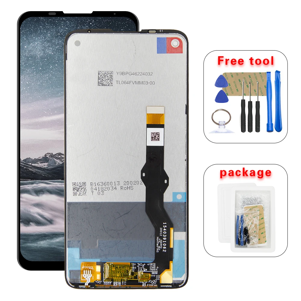 Для Motorola Moto G Stylus XT2043 4 ЖК дисплей сенсорный экран дигитайзер сборка Замена|Экраны