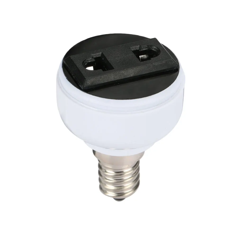 

for EU/ US Plug E14 Lamp Adapter Lamp Base Practical Home Power Socket Light Fixture Durable Universal Lighting Parts Converter