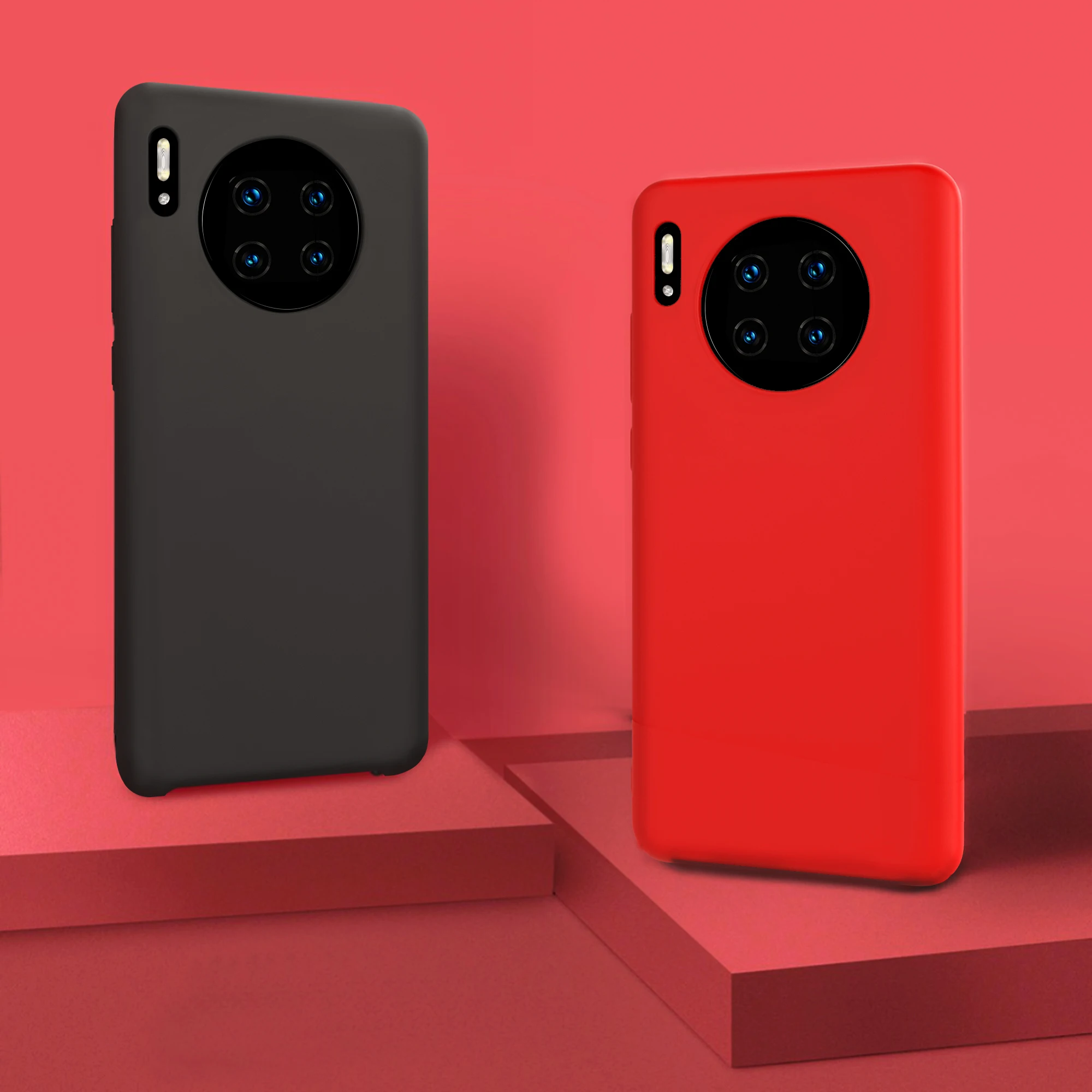 Оригинальный жидкий силиконовый чехол GKK для Huawei Mate 30 pro Lite противоударный мягкий