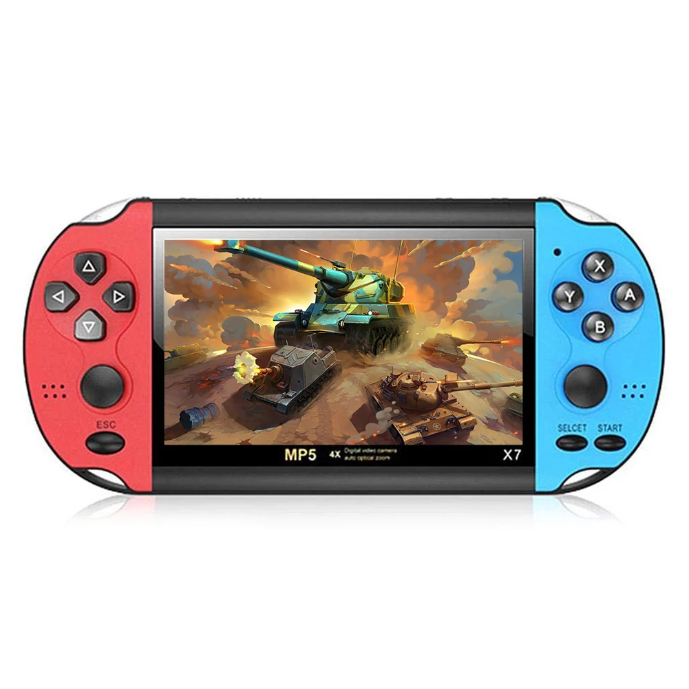 Карманная игровая консоль X7 ЖК дисплей 4 3 дюйма 8 ГБ 3000 Классическая игра Ретро