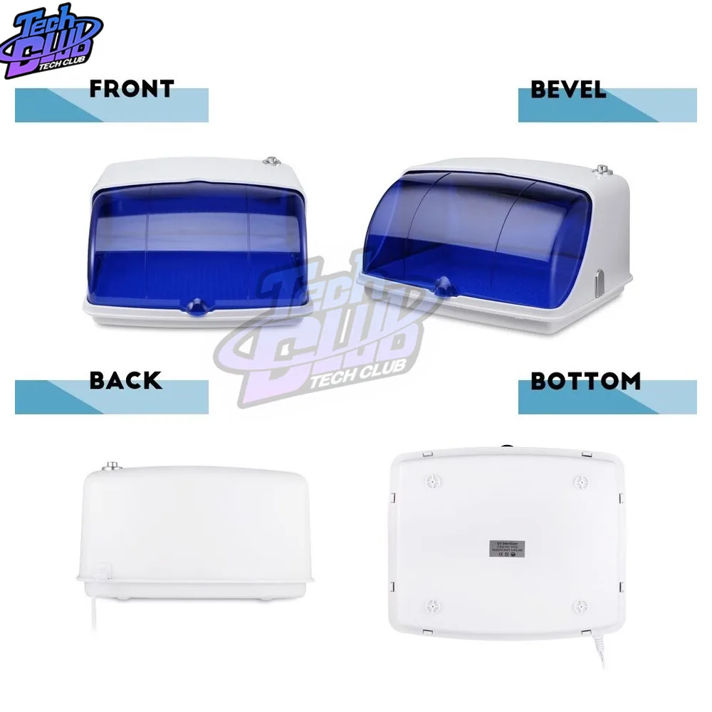 

110V 220V Mini Sterilizer Box UV Ozone Double Disinfection Cabinet Household Small Beauty Salon Nail Tools Sterilization