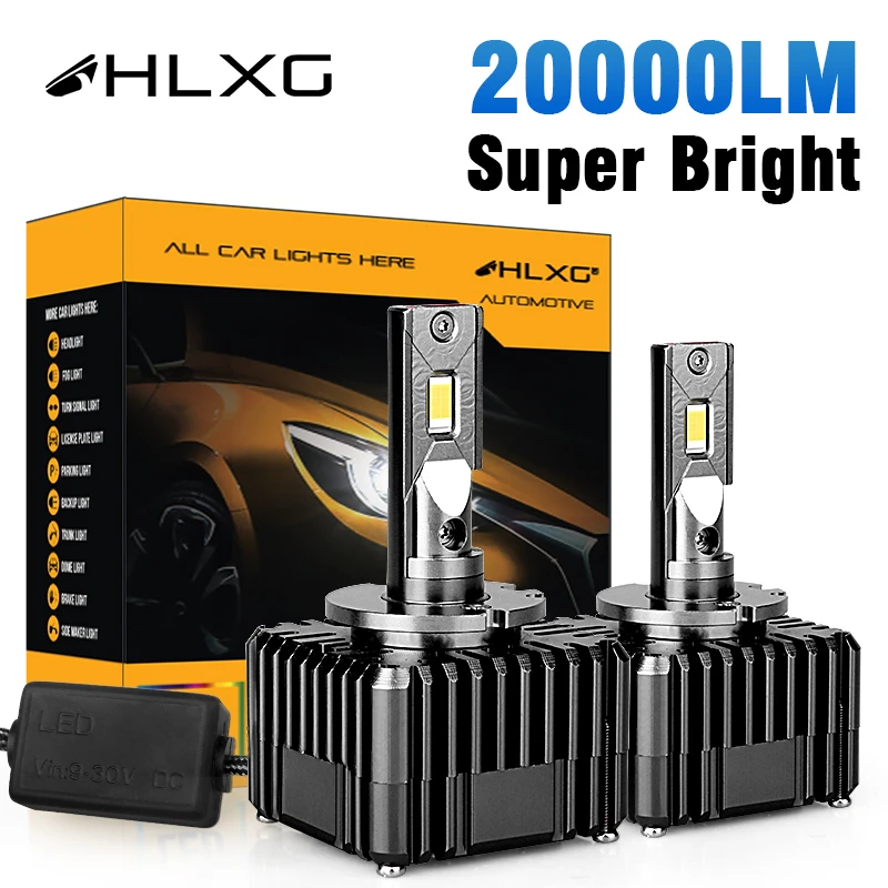 HID D1S светодиодный фар автомобиля лампочки canbus headllamp 60 Вт 30000LM 6000K белый чипов CSP