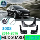 Для Peugeot 3008 2014 2015 2016 MK1 автомобильное крыло брызговики Брызговики автомобильные аксессуары