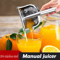 handheld manual fruit juicer stainless steel detachable citrus lemon orange hand squeezer large capacity for kitchen gq