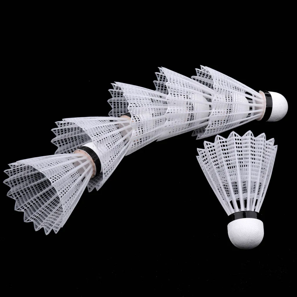 

Pack Of 6 Nylon Fiber Badminton Shuttlecocks Balls Sports - Durable