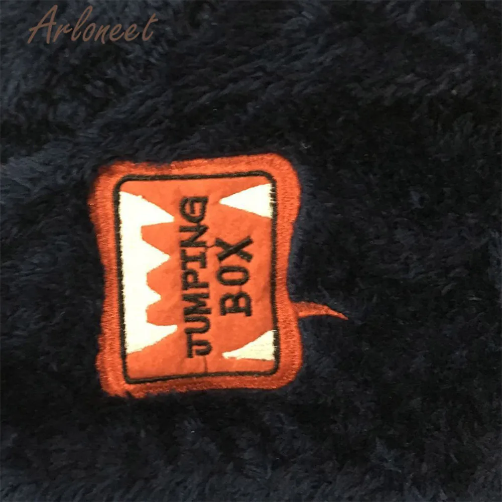 ARLONEET пальто Динозавр из мультфильма для маленьких девочек теплое зимнее толстое