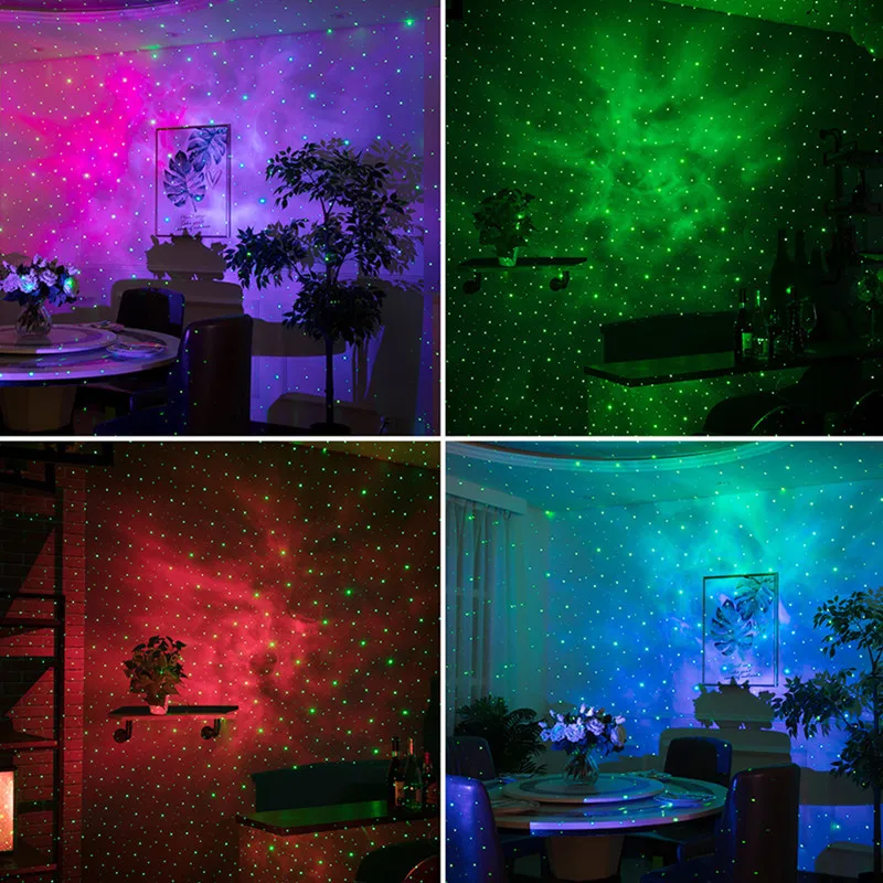 2020 новый звездный Ночной светильник проектор светодиодный ночник цветной 3D