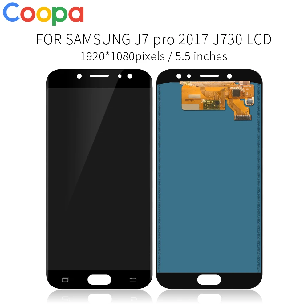 ЖК-дисплей 5 дюйма для SAMSUNG Galaxy J7 Pro 2017 J730 J730F сенсорный экран с дигитайзером в сборе