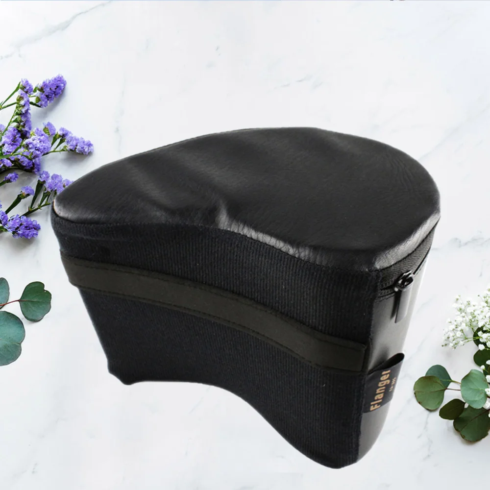 

Durable Classical Guitar Foot Rest Flamenco Guitar Footstools Antiskid Lightweight Elastic Band Pad Guitar Playing Leg Cushion (