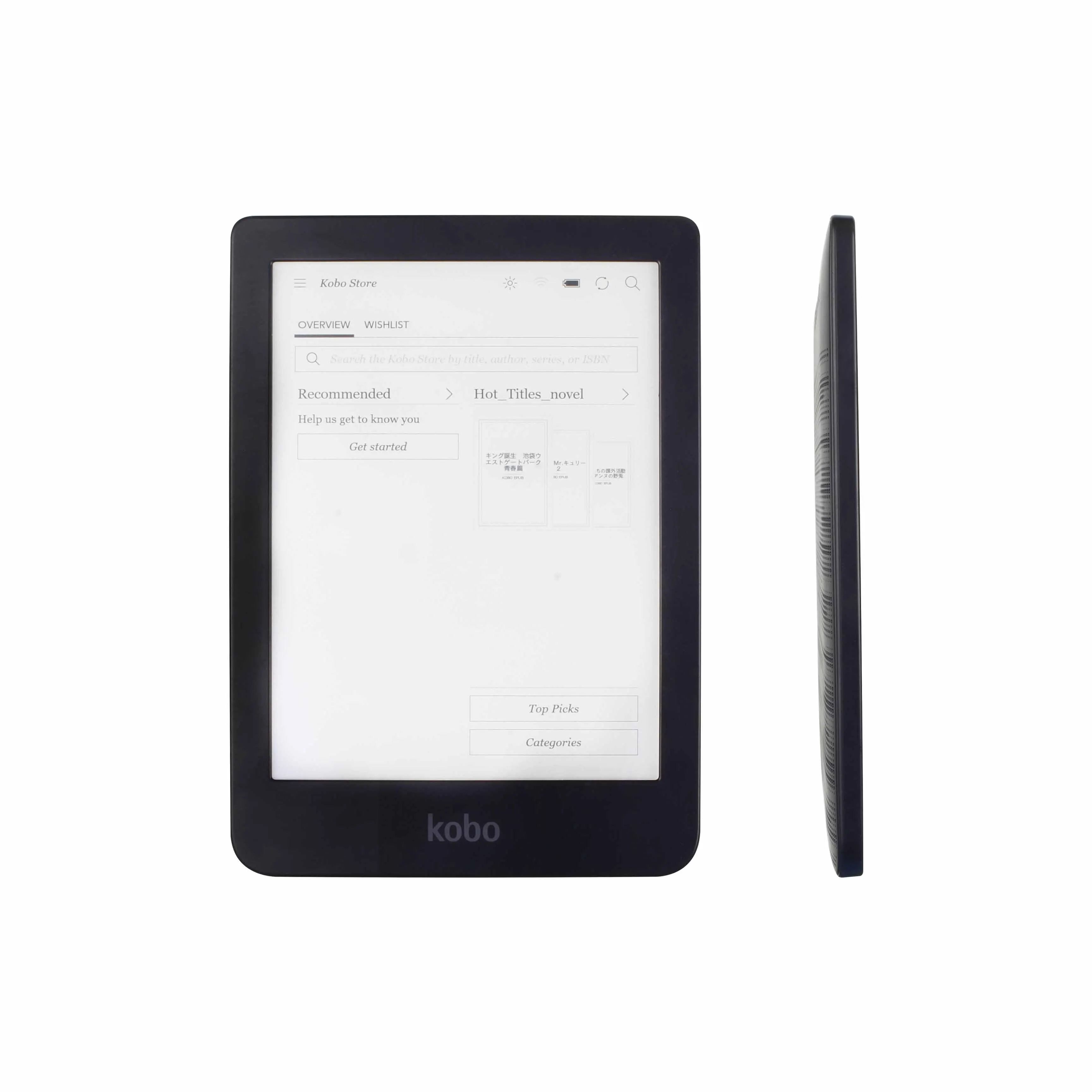 Электронная книга KOBO Clear HD N249 устройство для чтения электронных книг с сенсорным