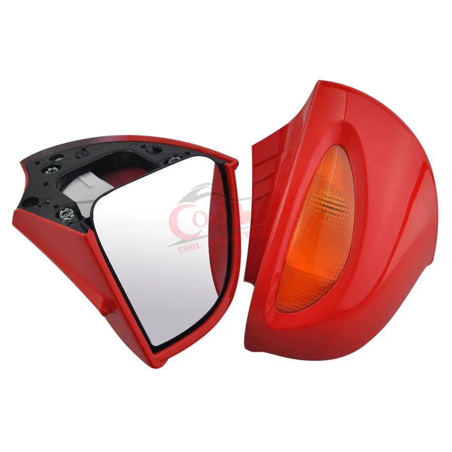 

Motorcycle Rearview Mirrors Amber Turn signal lens Side Mirrors Fits For BMW R1100 RT R1100 RTP R1150 RT Models