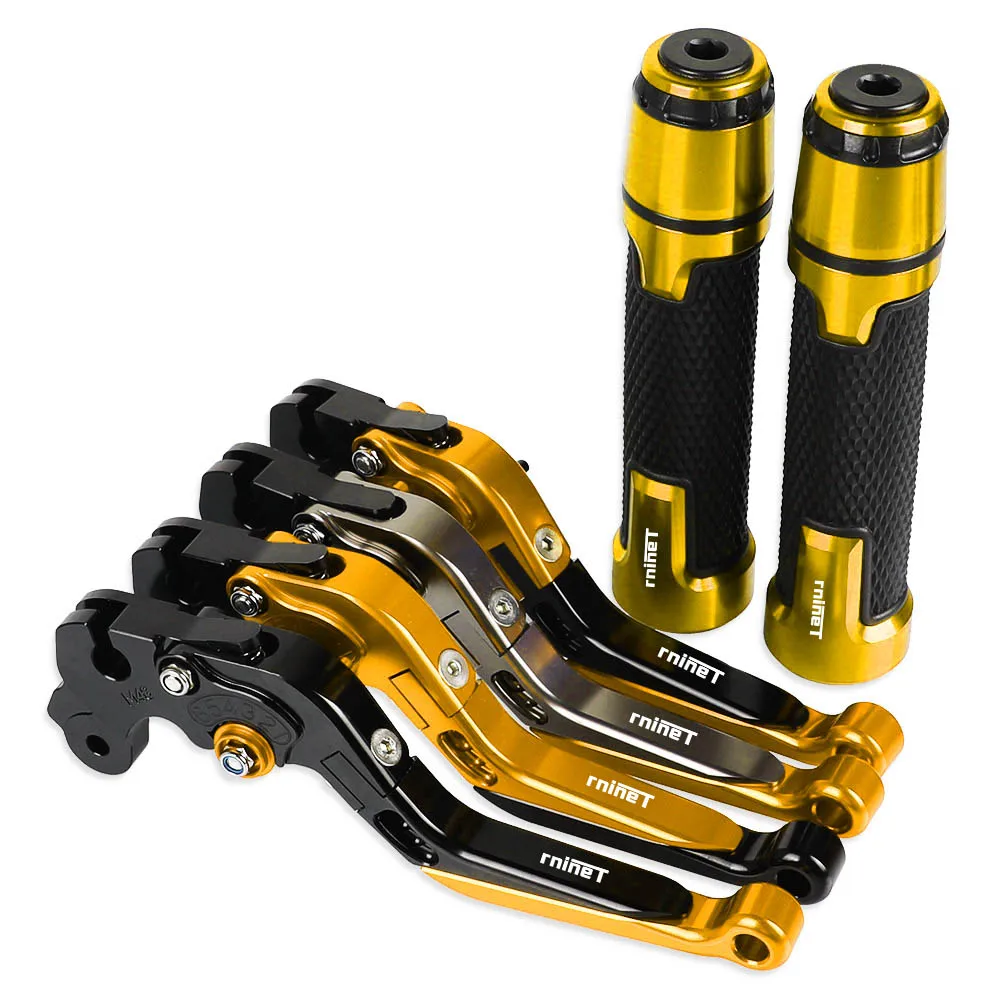 

RNINET R NINE T RNINE T Motorcycle CNC Brake Clutch Levers Handlebar knobs Handle Hand Grip Ends FOR BMW RNINET 2014 2015 2016