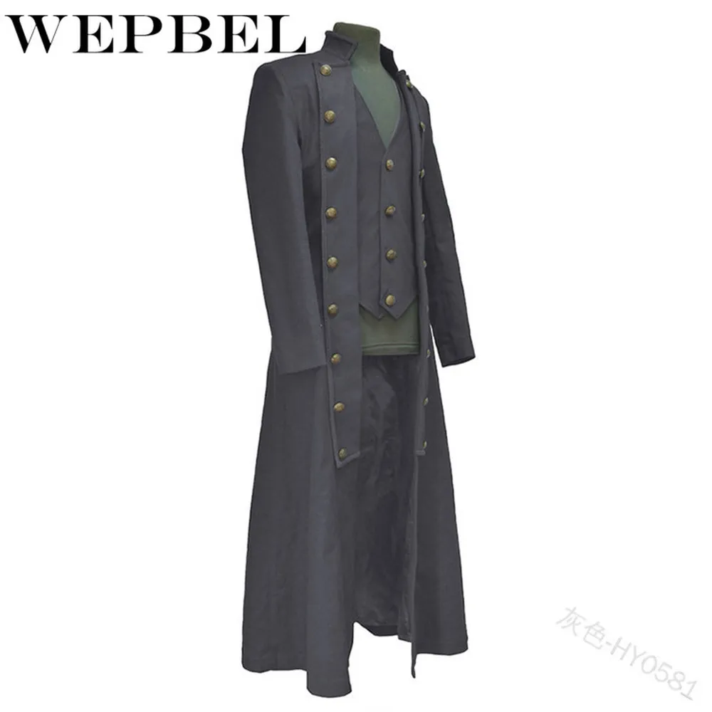 Мужской смокинг WEPBEL для вечевечерние одежда взрослых в стиле панк пальто