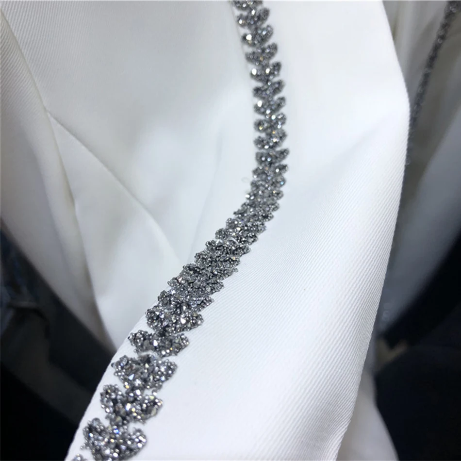 

High Quality Spring 2021 Elegant Ol Women'S Slim Suit Jacket Sexy V-Neck Long-Sleeved Diamond Single Button Casual Suit Jacket