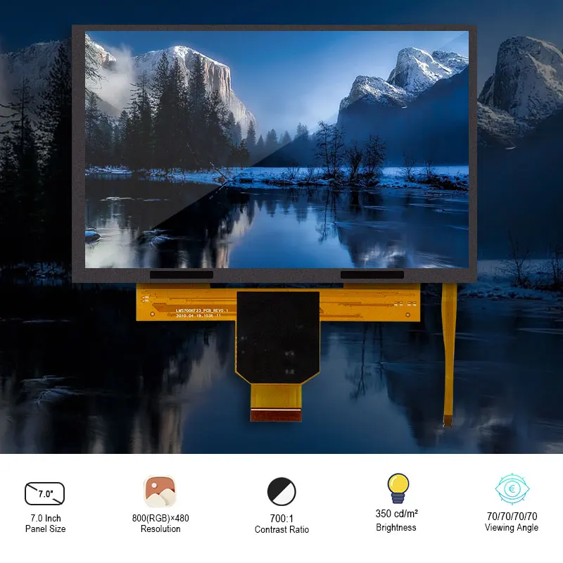 

Оригинальный ЖК-дисплей SAMSUNG 7 дюймов TFT 800x480 LMS700KF23 для промышленного использования 350 нит 800 × 480