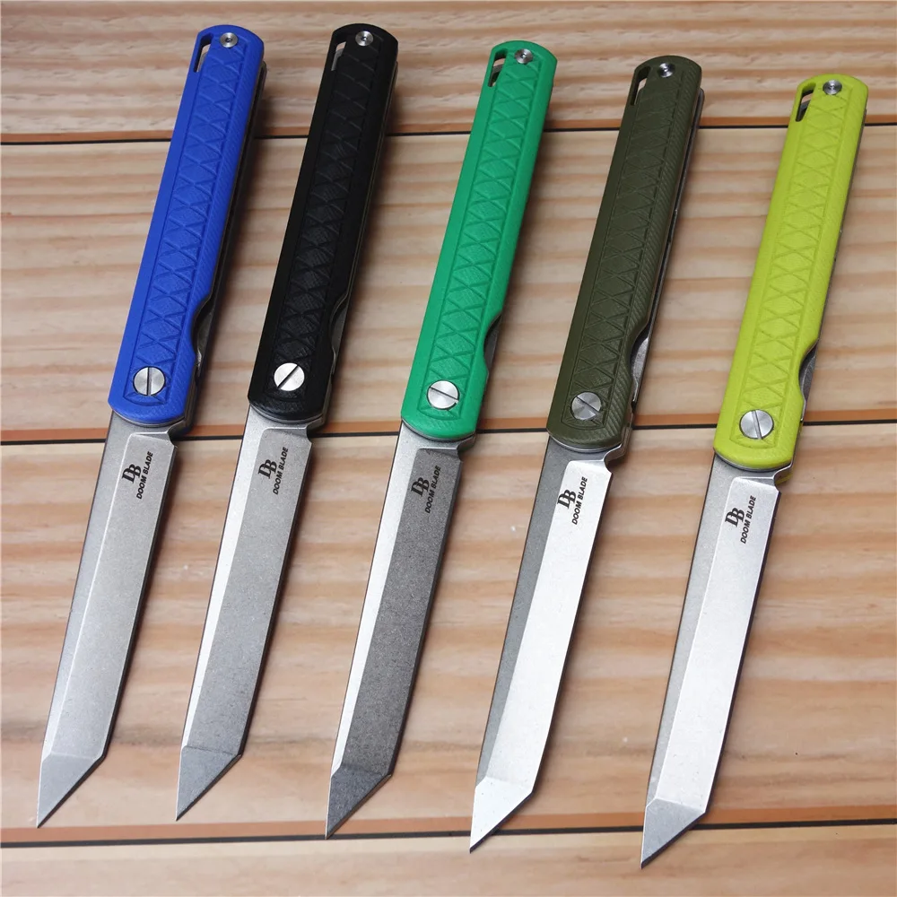 Новый складной карманный нож для кемпинга D2 лезвие G10 Ручка высокопрочные ножи