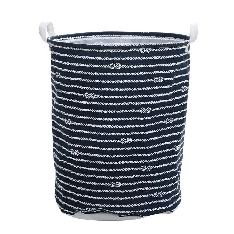 

Складная корзина для белья из хлопка и льна, корзина для хранения грязных игрушек, ведро для сбора пыли, корзина для белья, органайзер для ст...