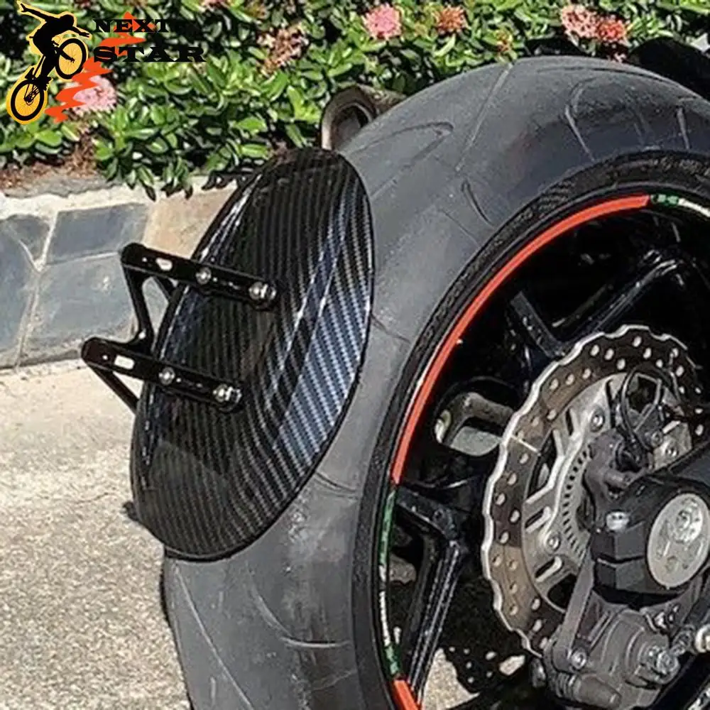 

CNC Carbon Fiber Steel Motorcycle CNC Rear Fender Mud Guard MudGuard For Kawasaki Z1000 Z1000SX Z-1000 Z 1000 2010-2016 Pit Bike