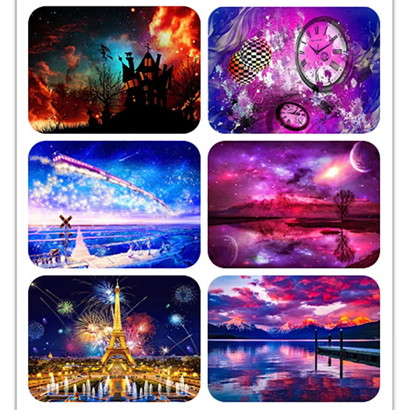 

5D Diy Aurora Diamond Painting Kit Full Round Drill Diamond Embroidery Mosaic Cross Stitch Home Wedding Decoration Gift