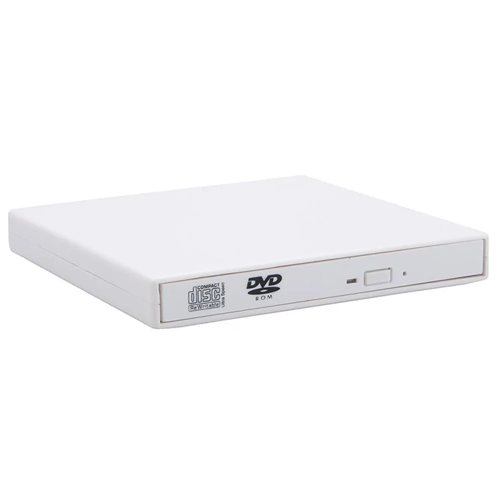 YiYaYo Внешний DVD rom Оптический привод USB 2,0 CD/dvd-rom CD-RW плеер горелка тонкий портативный ридер рекордер portátil для ноутбука