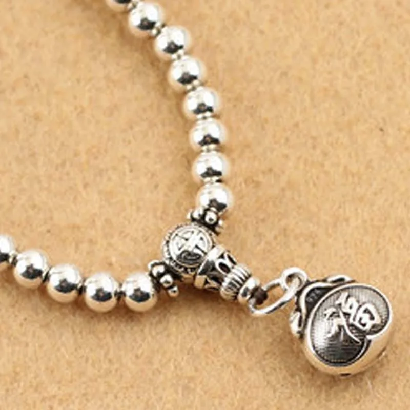 Маленькое отверстие подлинное Настоящее чистое твердое серебряные бусины 925