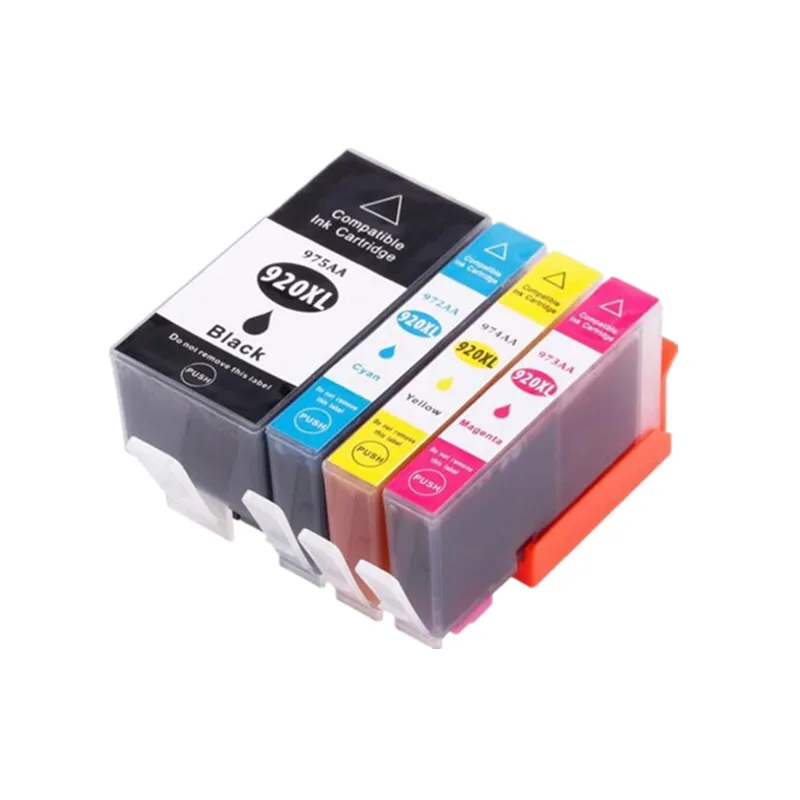 4 шт. 920 совместимый чернильный картридж для HP 920XL Officejet 6000 6500 6500A 7000 7500 7500A принтер с