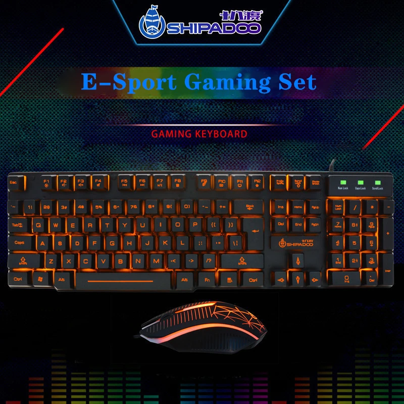 Набор для эргономичной клавиатуры и мыши USB Проводная игровая клавиатура мышь