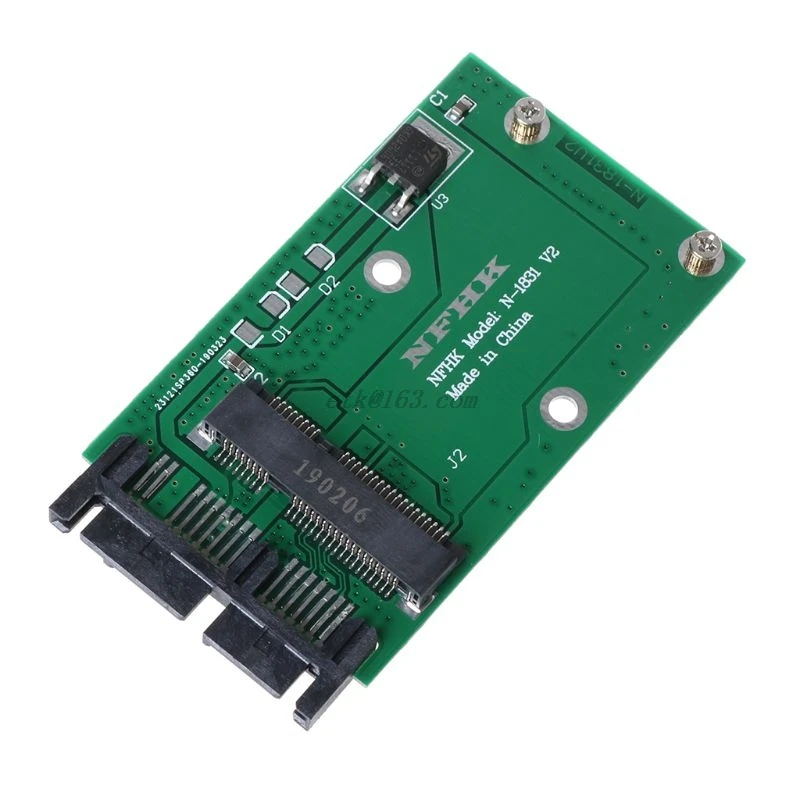 переходник mini pcie pci e msata ssd на micro sata 18 дюйма
