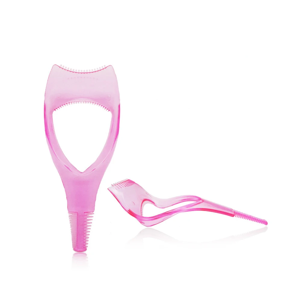 

Eyelash Tools 3 in 1 Makeup Mascara Shield Guide Guard Curler Eyelash Curling Comb Lashes Cosmetics Curve Applicator Comb